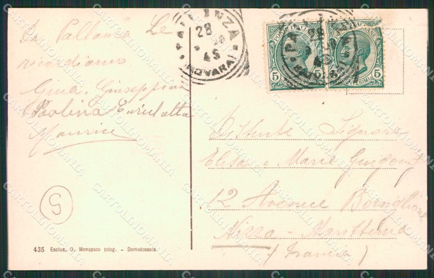 Verbania Pallanza Inondazione Alluvione cartolina QZ1891 – retro