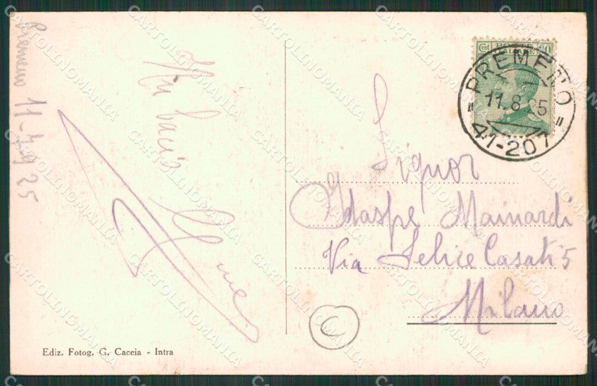 Verbania Premeno cartolina QZ1896 – retro