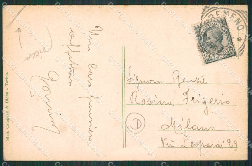 Verbania Premeno PIEGA cartolina QZ1897 – retro
