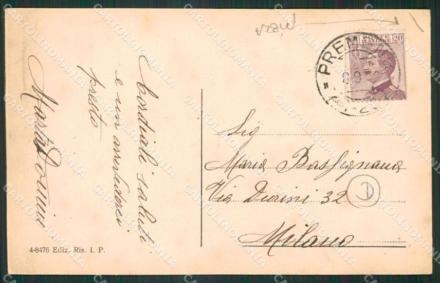 Verbania Premeno PIEGA cartolina QZ1898 – retro
