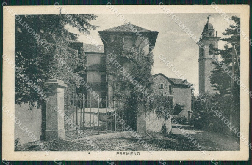 Verbania Premeno PIEGHINE cartolina QZ1899 – fronte