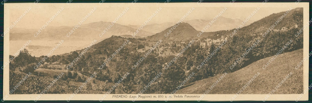 Verbania Premeno Doppia cartolina QZ1902 – fronte