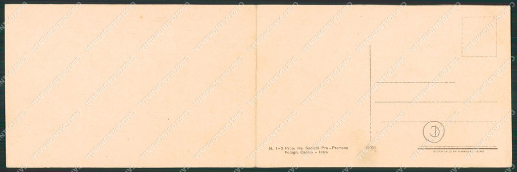 Verbania Premeno Doppia cartolina QZ1902 – retro