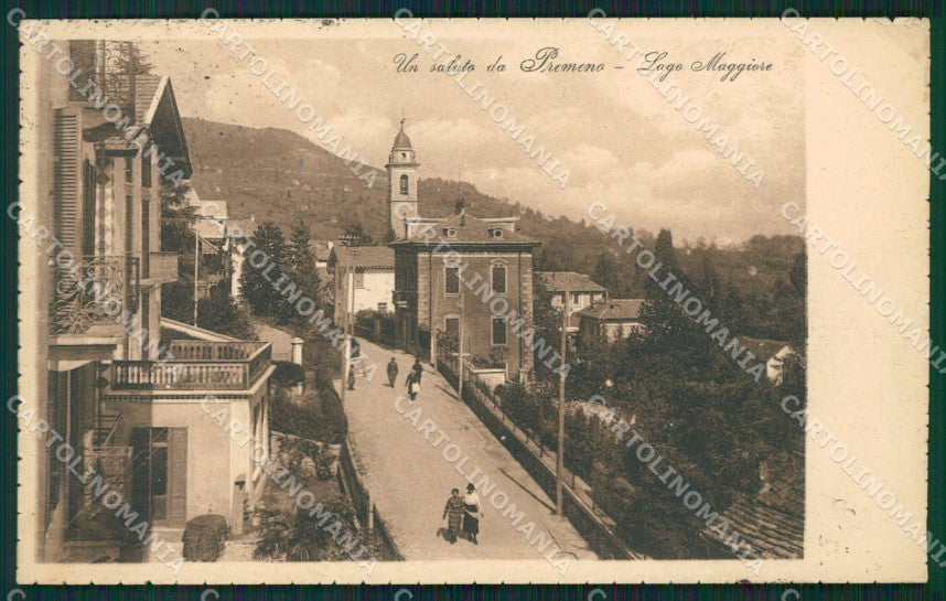 Verbania Premeno cartolina QZ1906 – fronte