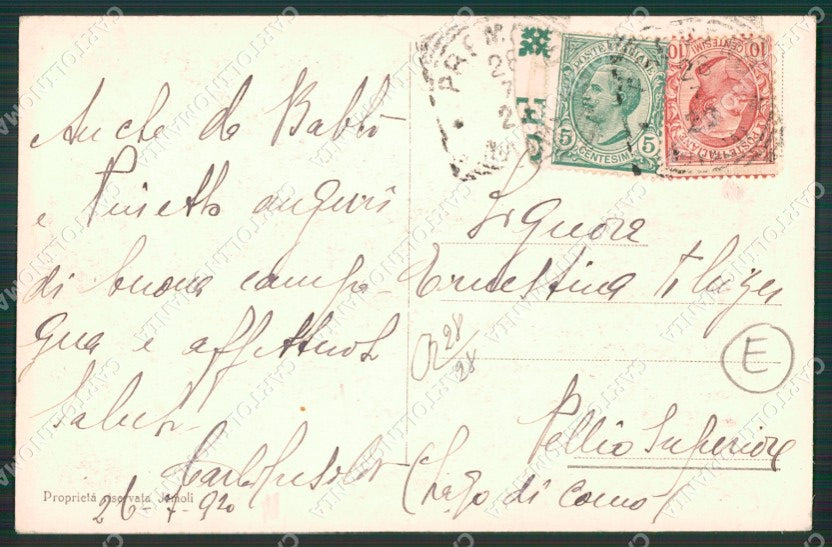 Verbania Premeno cartolina QZ1908 – retro