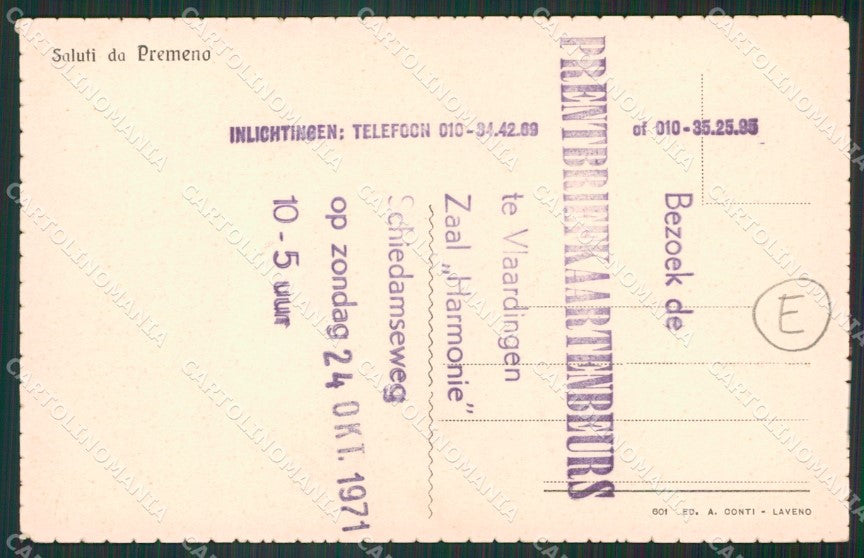 Verbania Premeno cartolina QZ1910 – retro