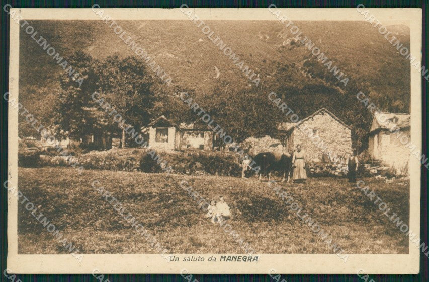 Verbania Oggebbio Manegra Alpe cartolina QZ1914 – fronte