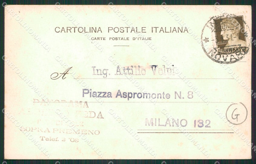 Verbania Premeno Tornicco cartolina QZ1917 – retro