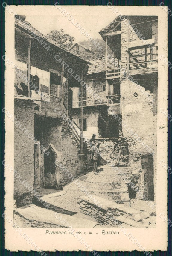 Verbania Premeno cartolina QZ1921 – fronte