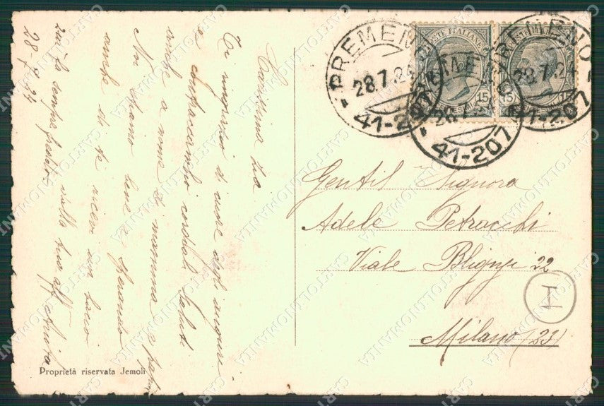 Verbania Premeno cartolina QZ1921 – retro