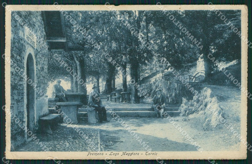 Verbania Premeno Tornicco PIEGA cartolina QZ1922 – fronte