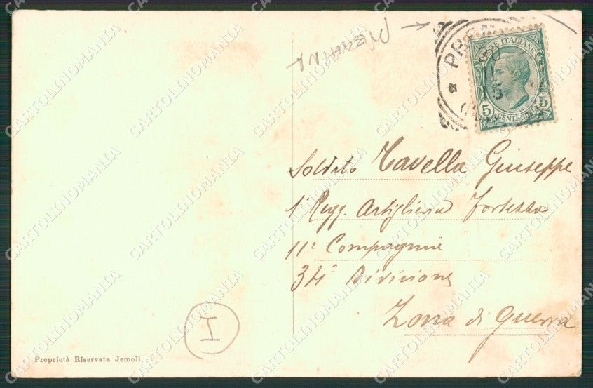 Verbania Premeno Nevicata PIEGHINA cartolina QZ1923 – retro