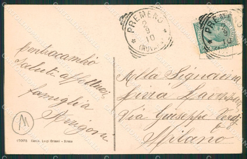 Verbania Premeno Tennis cartolina QZ1924 – retro