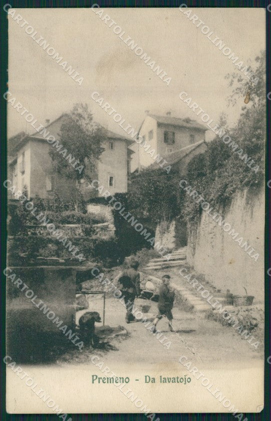 Verbania Premeno ANGOLINO SCOLLATO cartolina QZ1926 – fronte