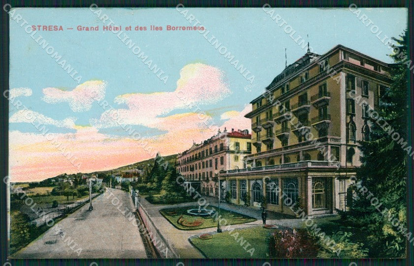 Verbania Stresa cartolina QZ1928 – fronte