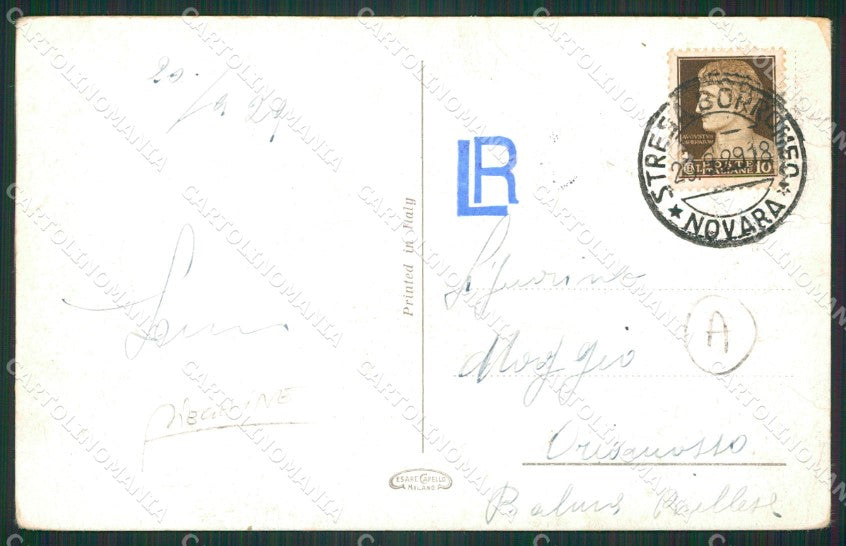 Verbania Stresa PIEGHINE cartolina QZ1929 – retro
