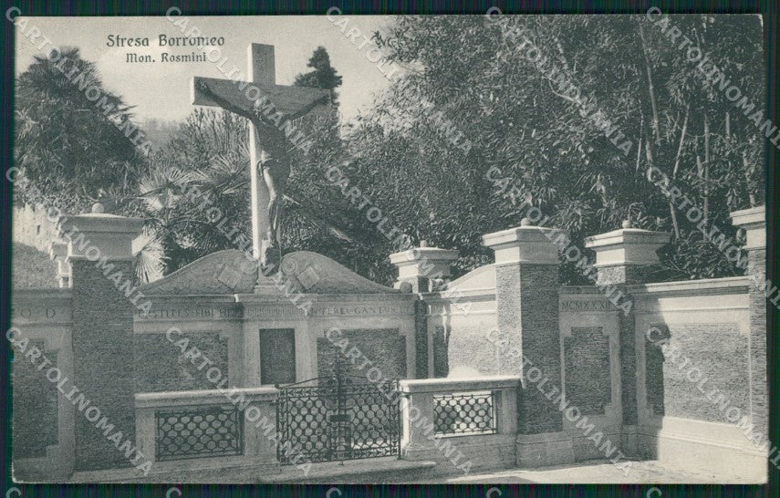 Verbania Stresa Rosmini cartolina QZ1933 – fronte