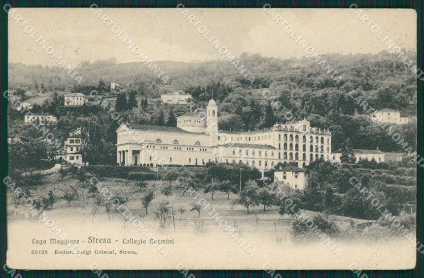Verbania Stresa Rosmini cartolina QZ1934 – fronte
