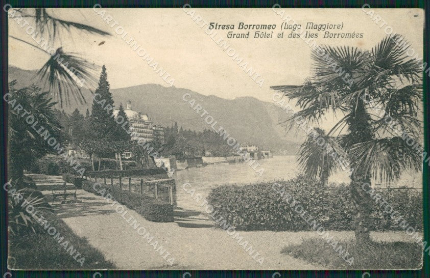 Verbania Stresa cartolina QZ1935 – fronte