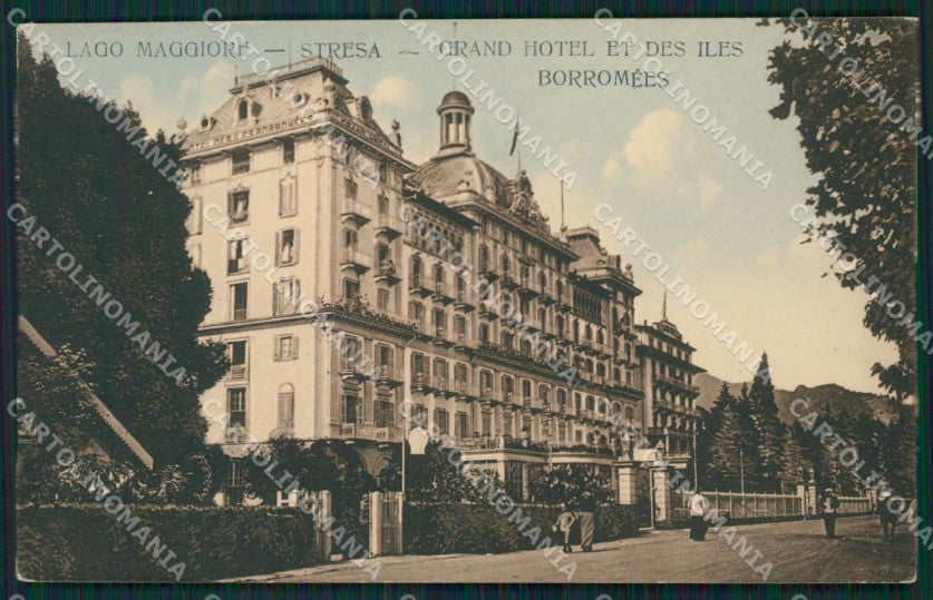 Verbania Stresa cartolina QZ1936 – fronte