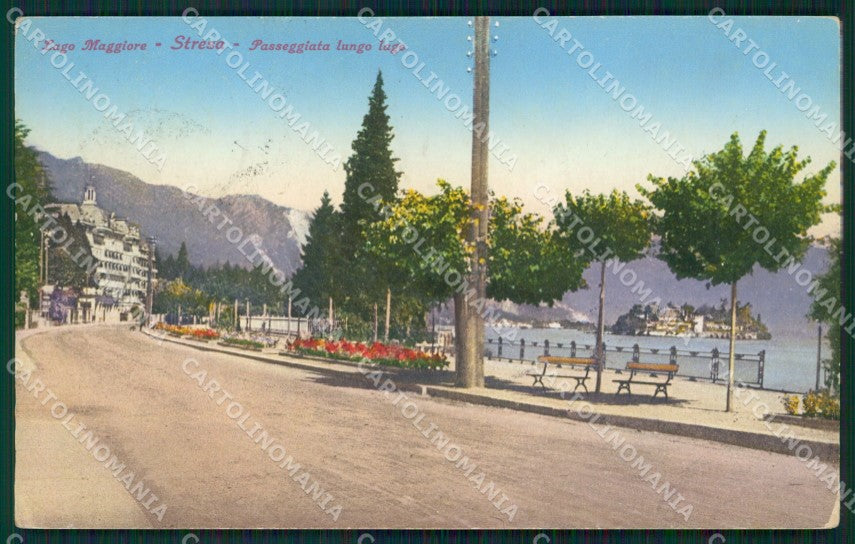 Verbania Stresa cartolina QZ1941 – fronte