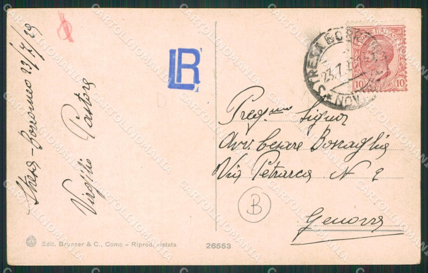 Verbania Stresa cartolina QZ1941 – retro