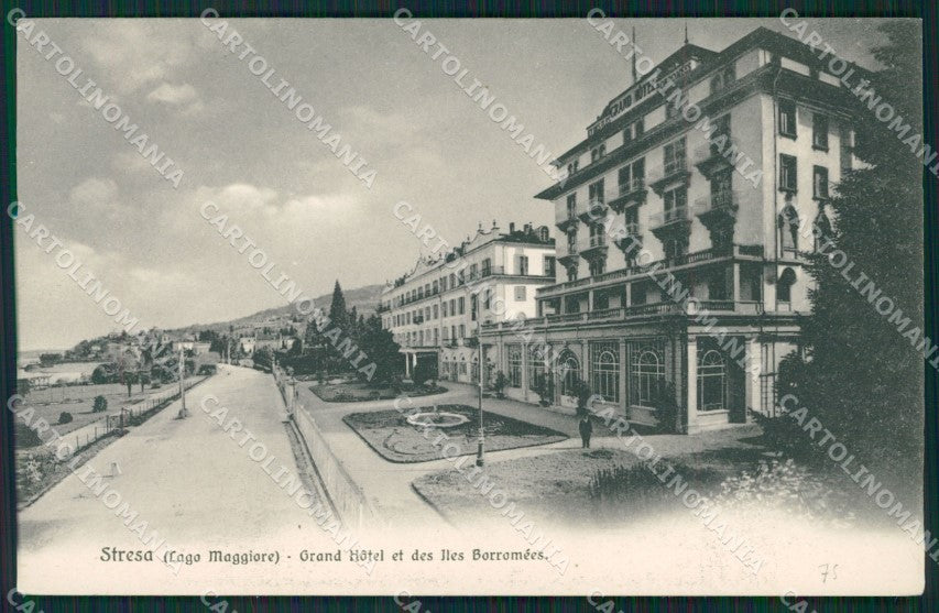 Verbania Stresa cartolina QZ1946 – fronte