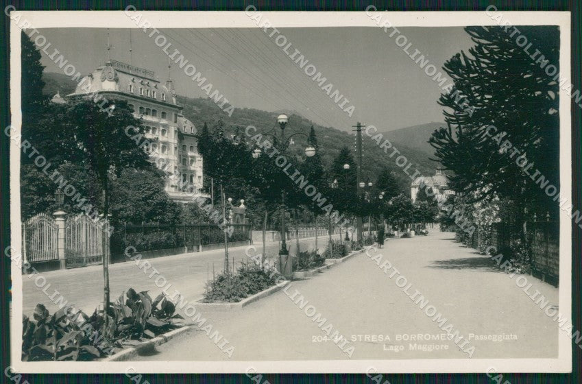 Verbania Stresa Foto cartolina QZ1949 – fronte