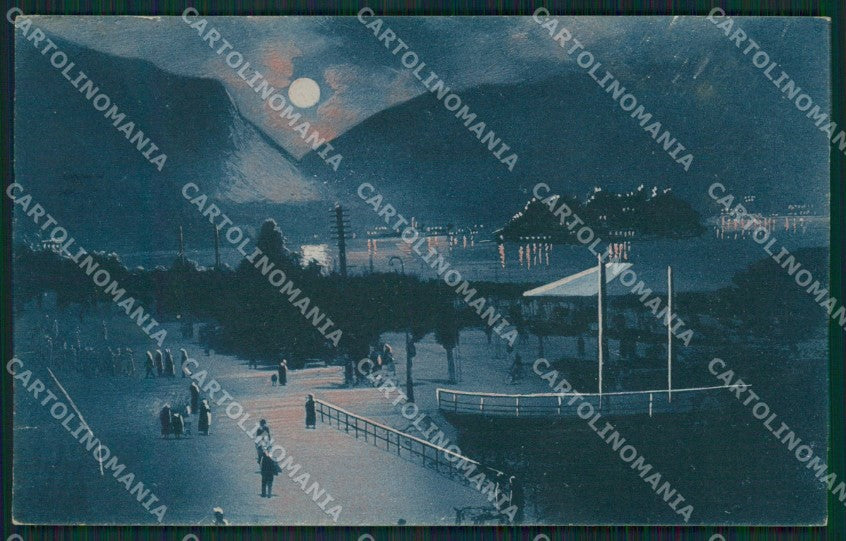 Verbania Stresa Chiaro di Luna cartolina QZ1958 – fronte