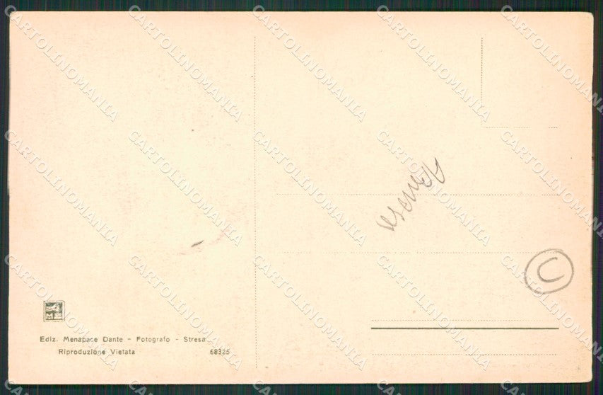 Verbania Stresa Regate ABRASA cartolina QZ1960 – retro