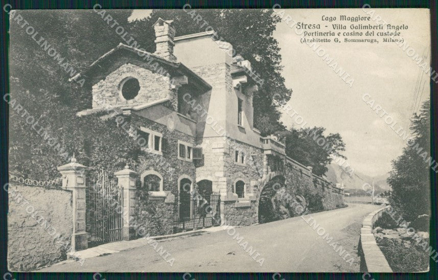 Verbania Stresa cartolina QZ1961 – fronte
