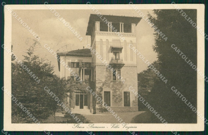 Verbania Stresa PIEGA cartolina QZ1964 – fronte