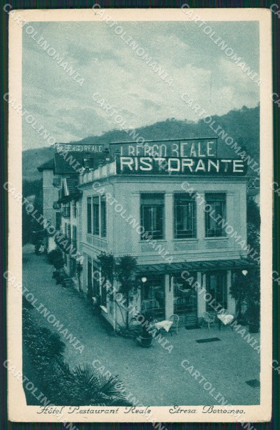 Verbania Stresa PIEGA cartolina QZ1970 – fronte