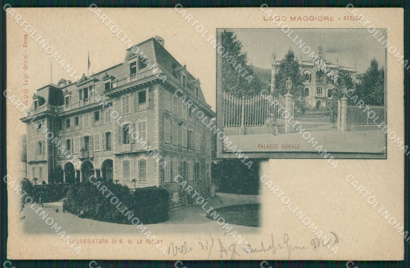 Verbania Stresa cartolina QZ1975 – fronte