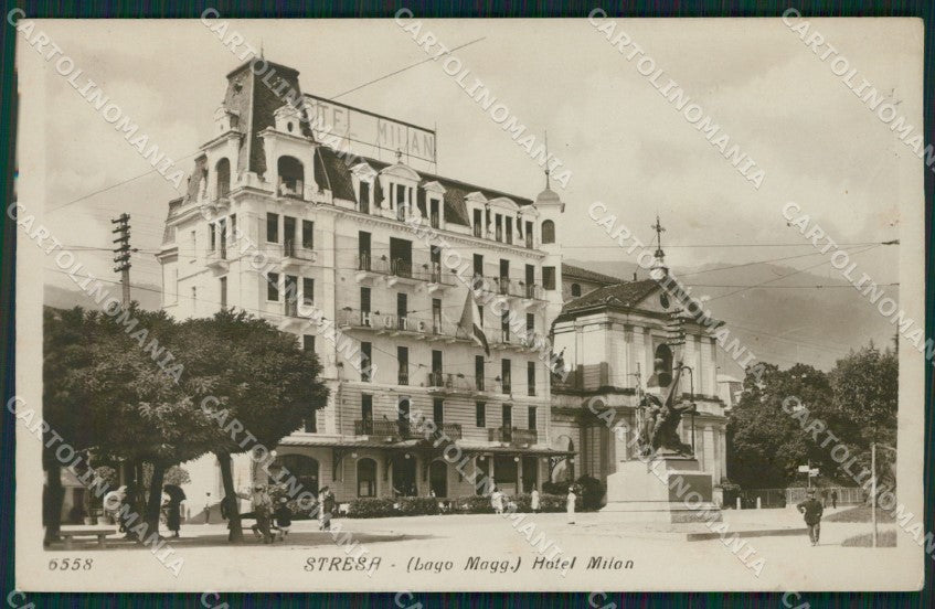Verbania Stresa Foto cartolina QZ1978 – fronte