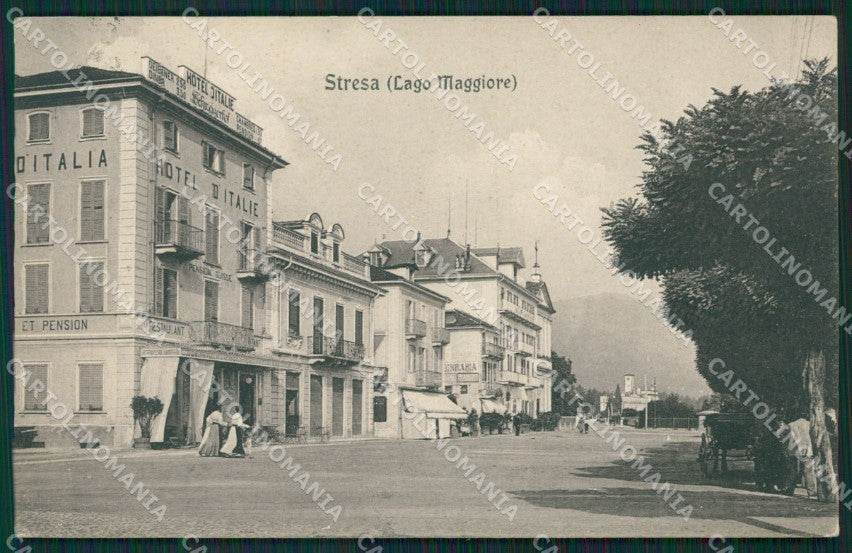 Verbania Stresa cartolina QZ1985 – fronte