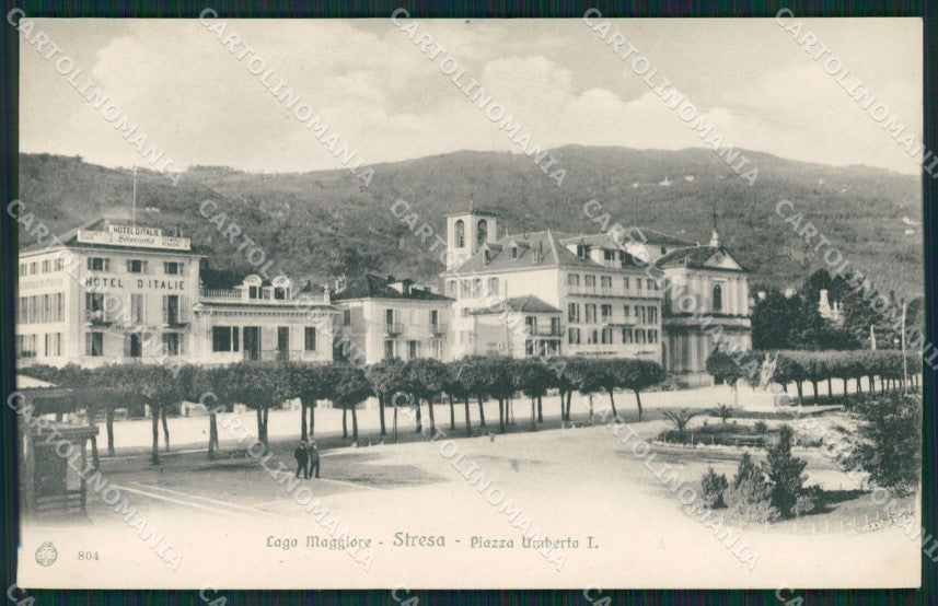 Verbania Stresa cartolina QZ1988 – fronte