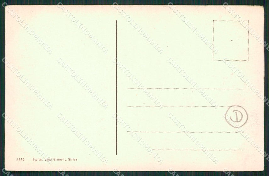 Verbania Stresa cartolina QZ1990 – retro