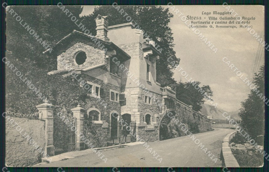 Verbania Stresa cartolina QZ1996 – fronte