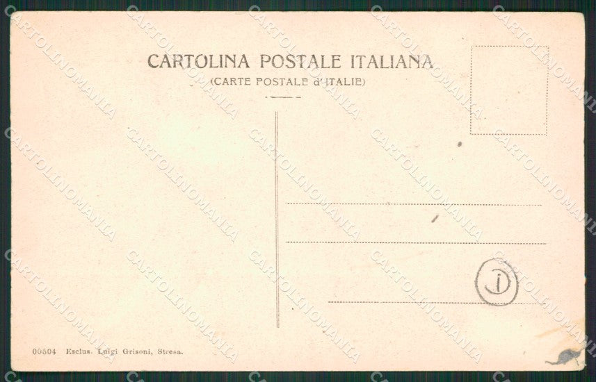 Verbania Stresa cartolina QZ1996 – retro