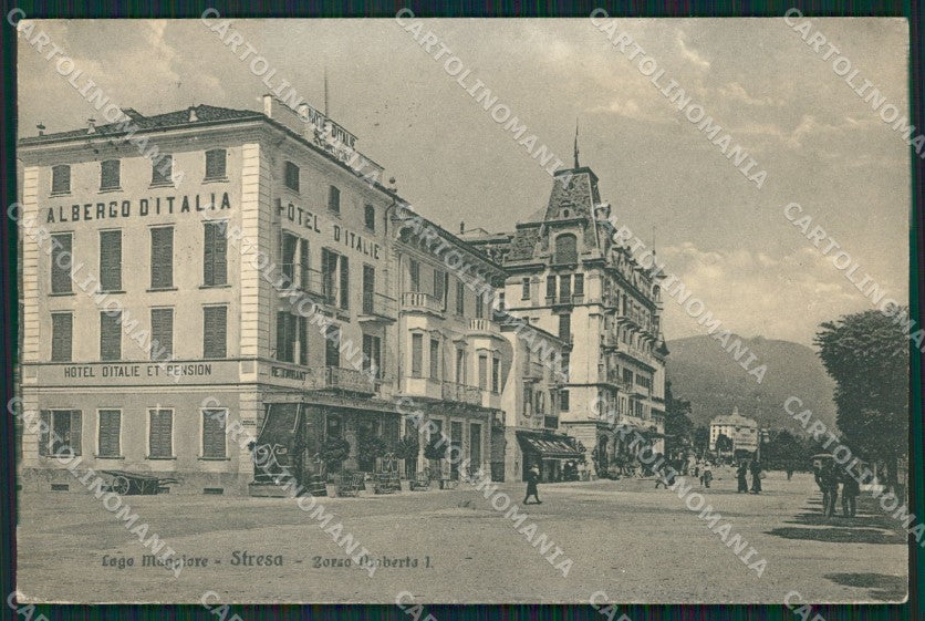 Verbania Stresa cartolina QZ1997 – fronte