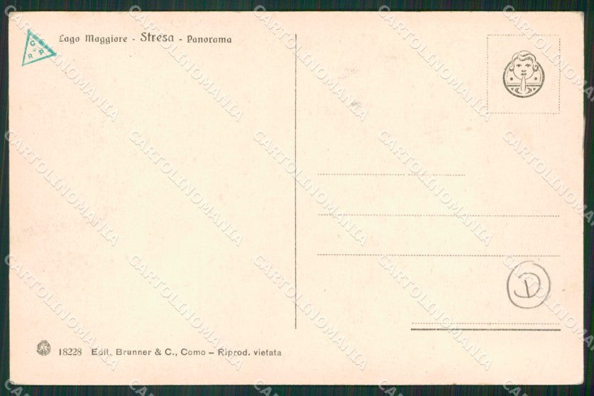 Verbania Stresa cartolina QZ2002 – retro