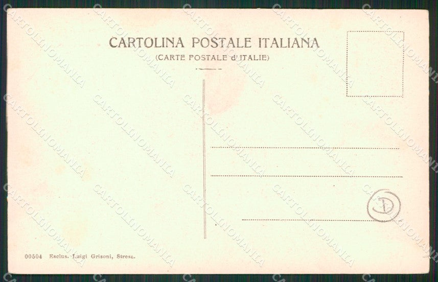 Verbania Stresa cartolina QZ2004 – retro