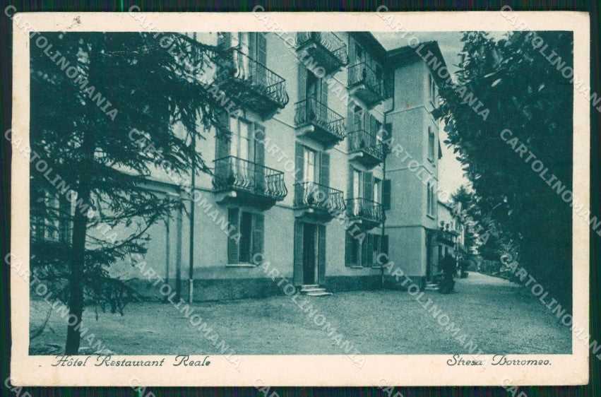 Verbania Stresa PIEGA cartolina QZ2008 – fronte