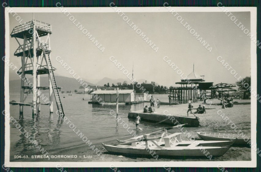 Verbania Stresa Foto cartolina QZ2011 – fronte