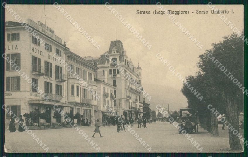 Verbania Stresa cartolina QZ2016 – fronte