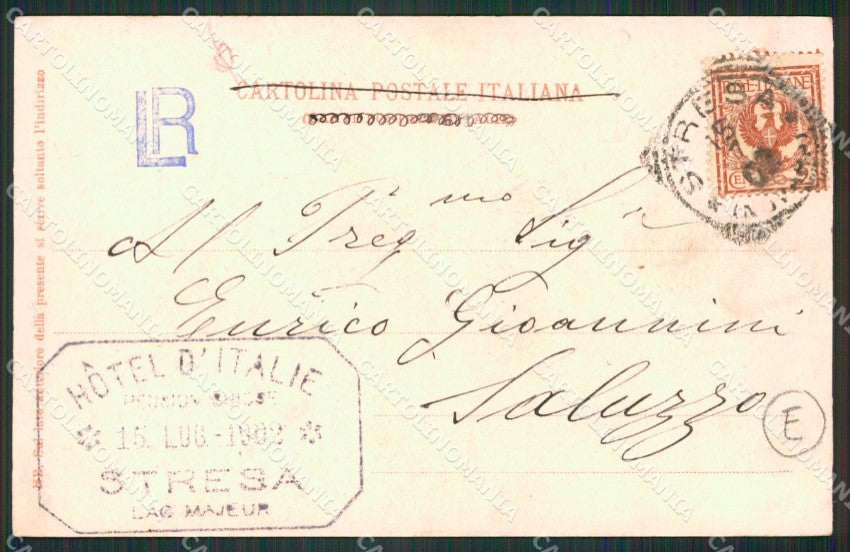 Verbania Stresa cartolina QZ2019 – retro