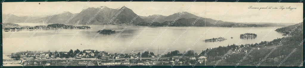 Verbania Stresa Tripla cartolina QZ2023 – fronte