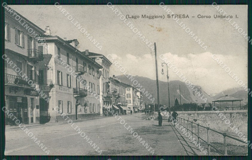 Verbania Stresa cartolina QZ2026 – fronte