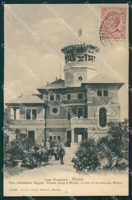 Verbania Stresa FORI cartolina QZ2031 – fronte